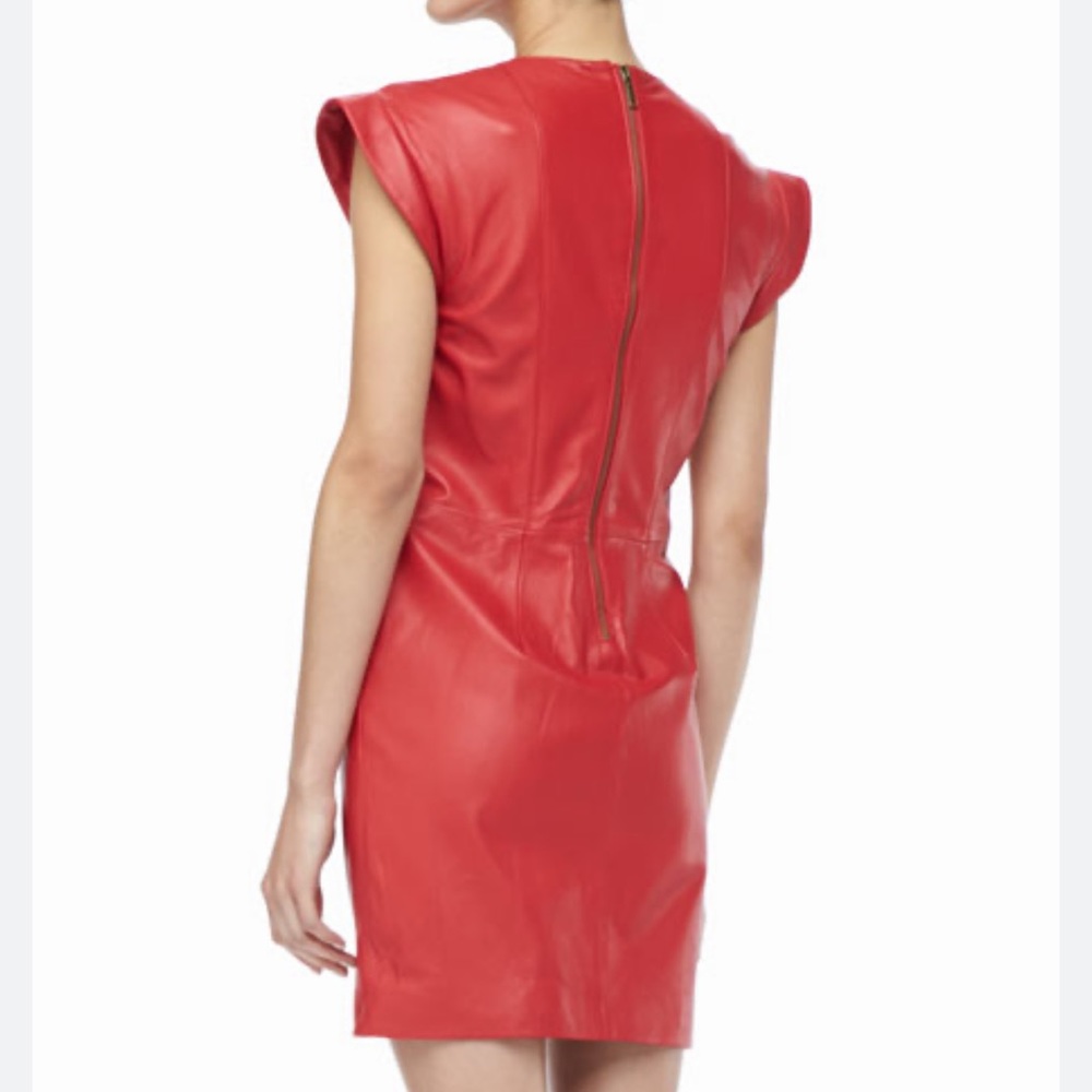 Rachel Zoe ‘Antonia’ Leather Dress - Picture 4 of 12
